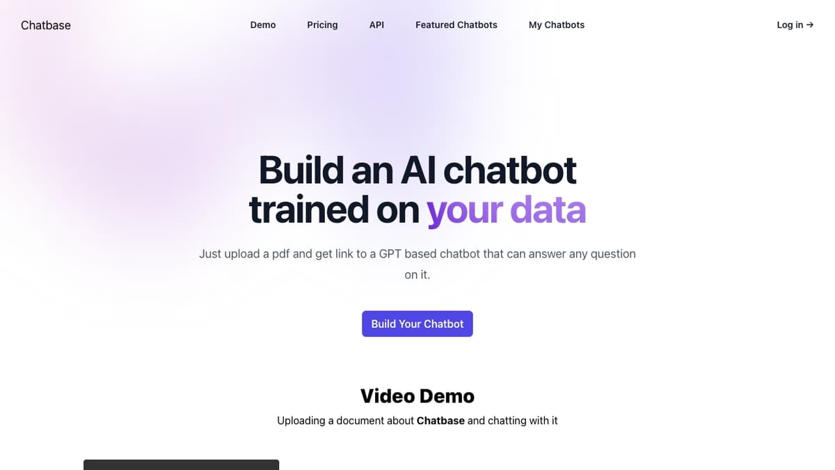 Chatbase screenshot 1