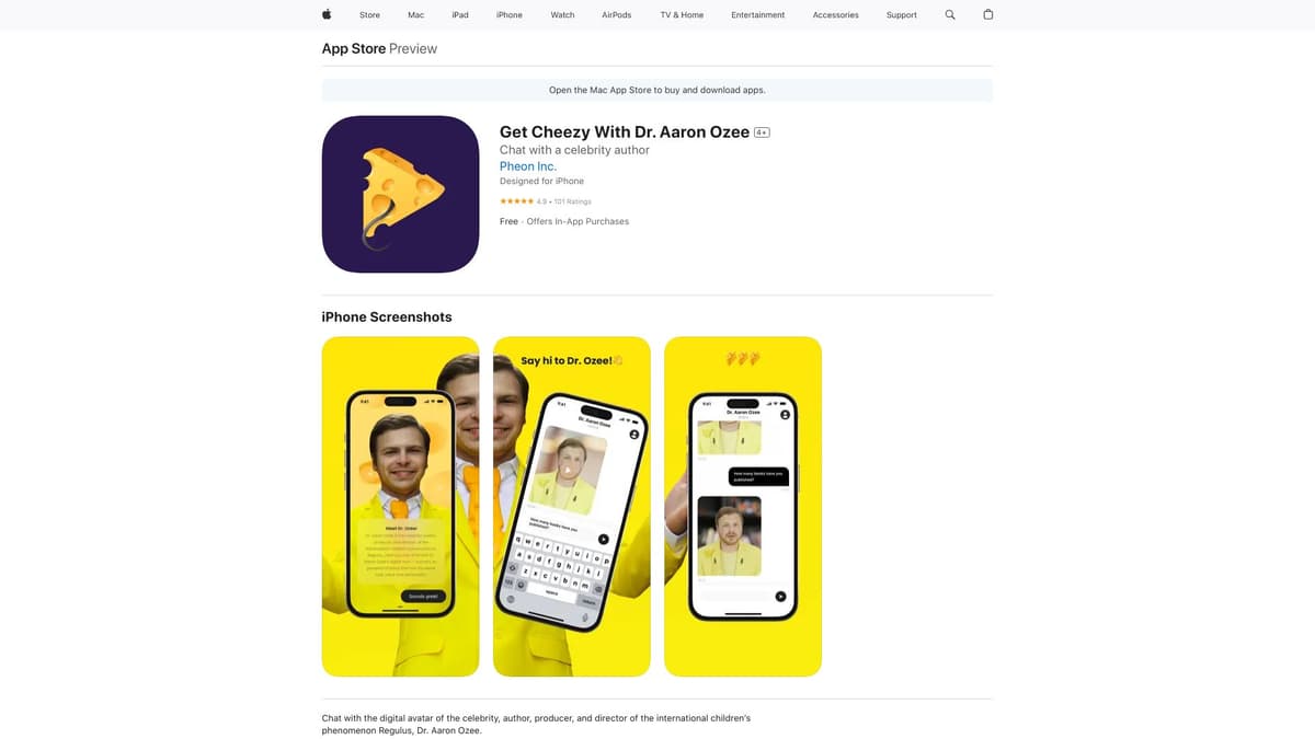 Get Cheezy With Dr. Aaron Ozee screenshot 1