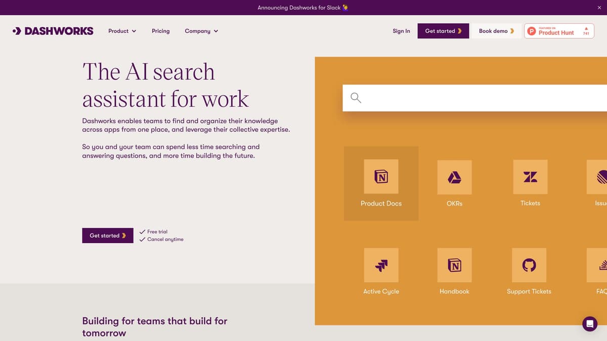 Dashworks screenshot 1