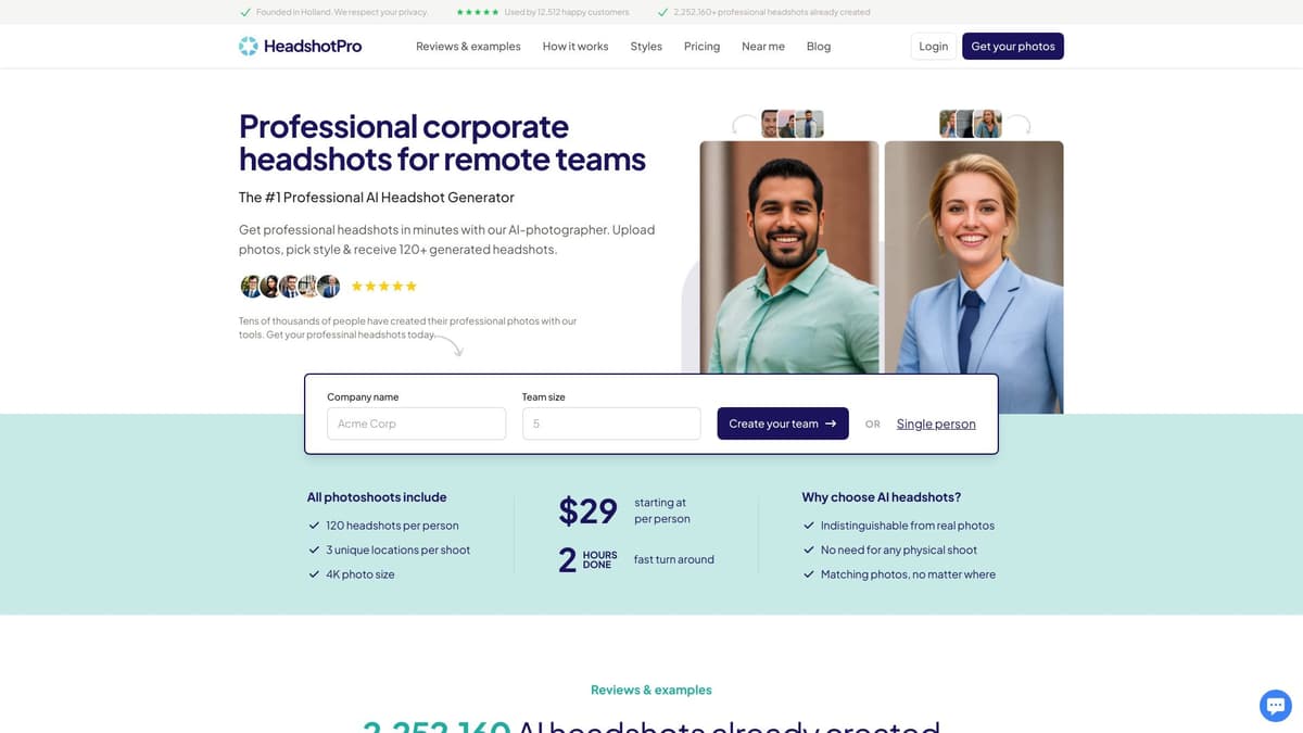 HeadshotPro screenshot 1