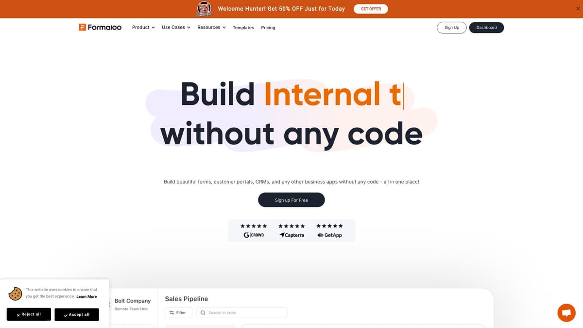 Formaloo screenshot 1