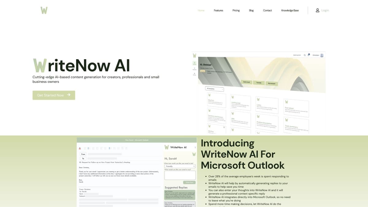 WriteNow AI screenshot 1