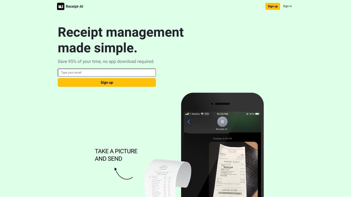Receipt-AI screenshot 1