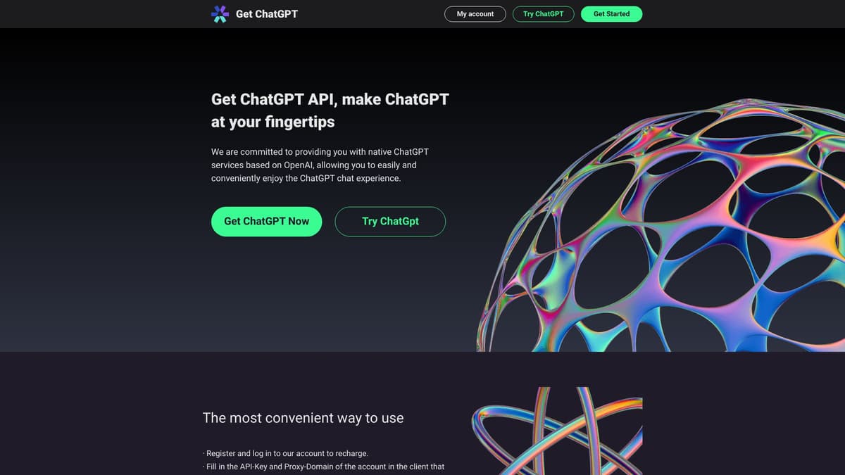 ChatGPT Native Service Provider screenshot 1