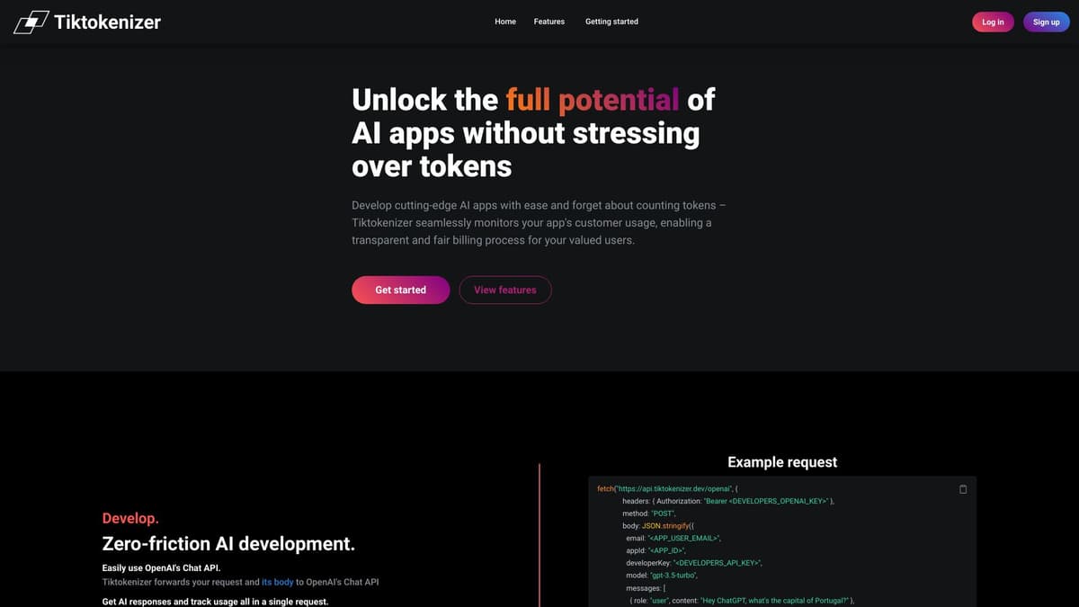 Tiktokenizer screenshot 1