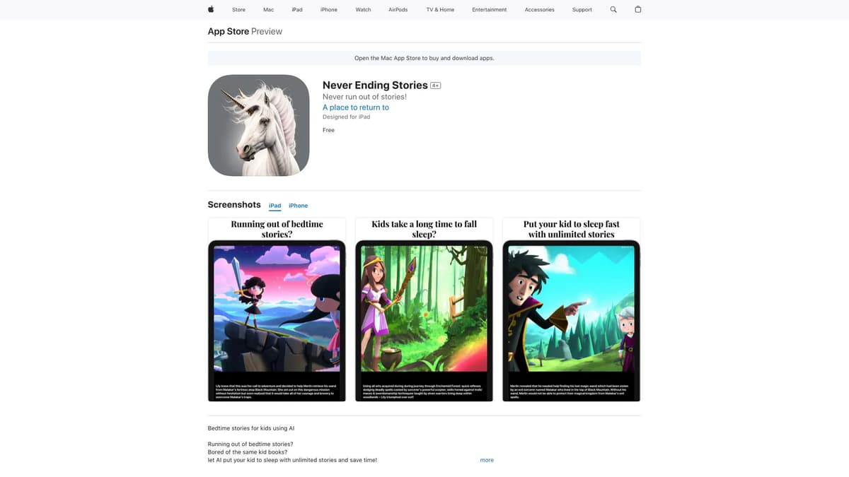 Neverending Stories:kids books screenshot 1