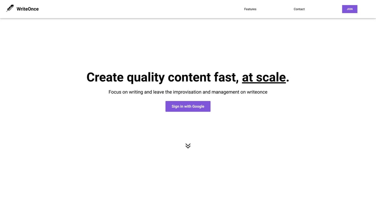 WriteOnce screenshot 1