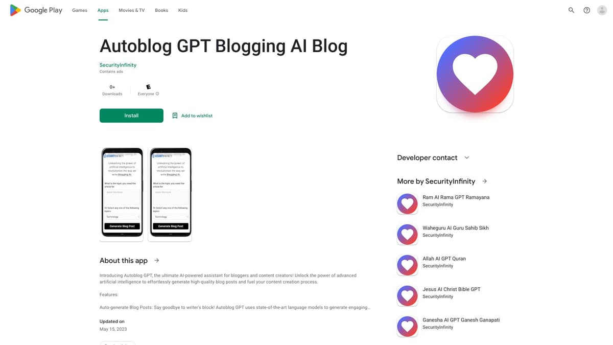 Autoblog AI screenshot 1
