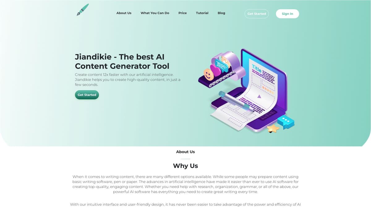 Jiandikie screenshot 1
