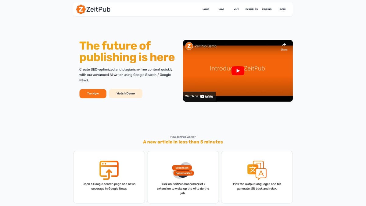 Zeitpub screenshot 1
