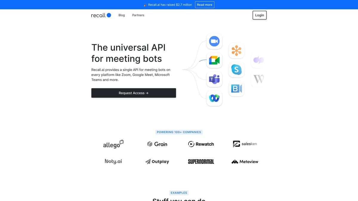 Recall.ai screenshot 1