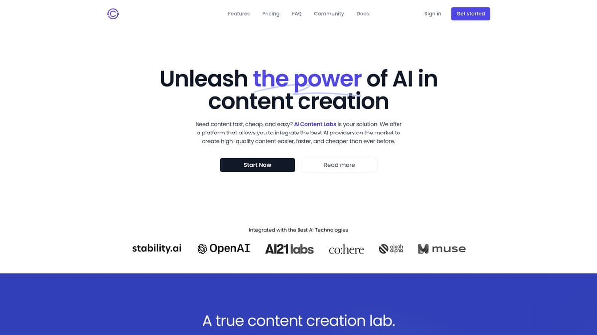 AI Content Labs screenshot 1