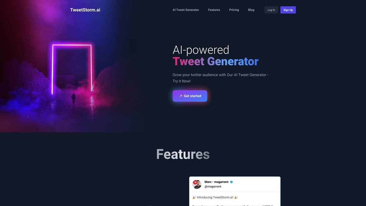 TweetStorm.ai screenshot 1
