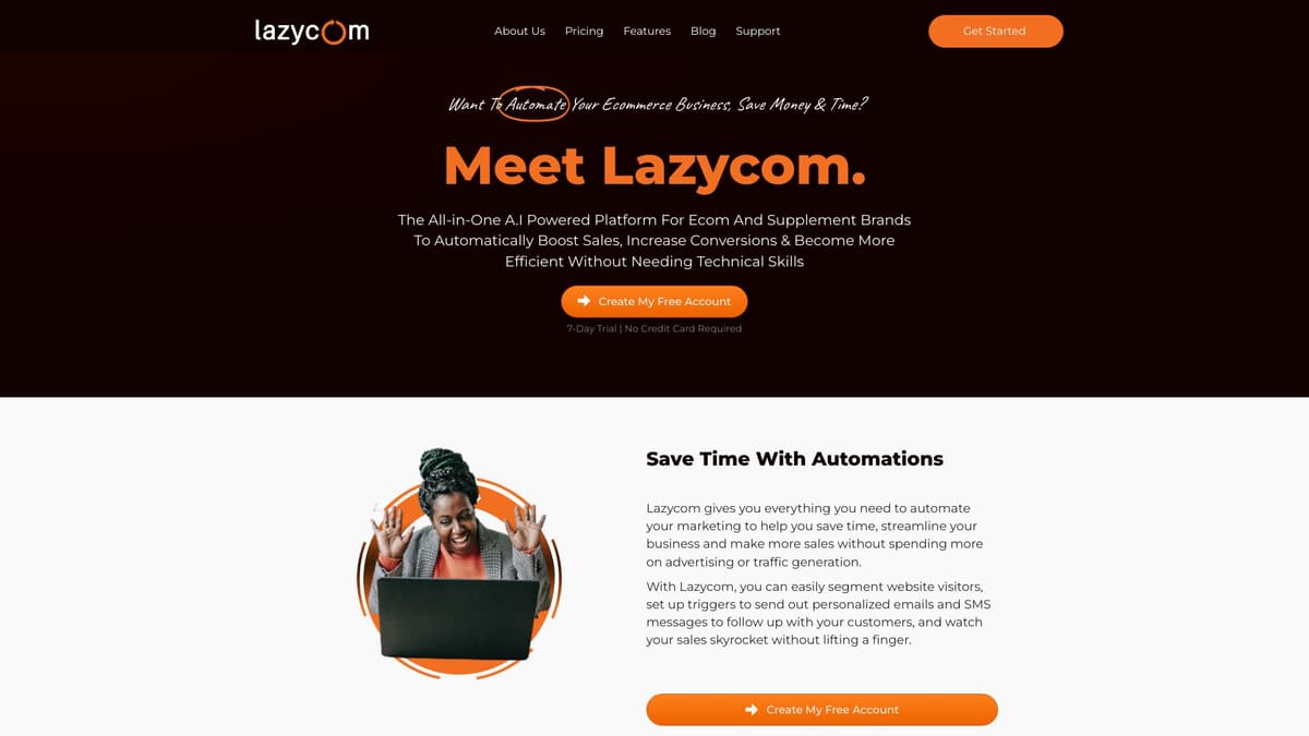 Lazycom screenshot 1