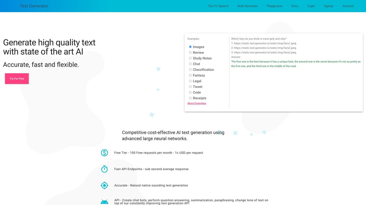 Text Generator screenshot 1