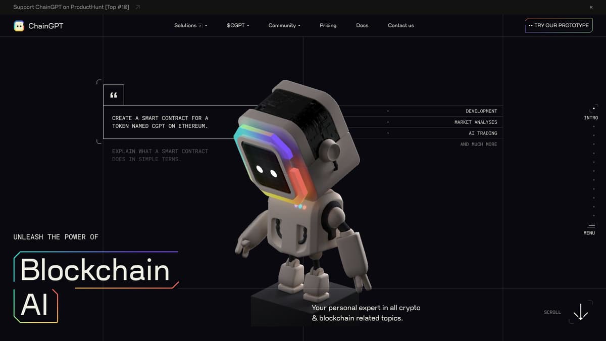 ChainGPT screenshot 1