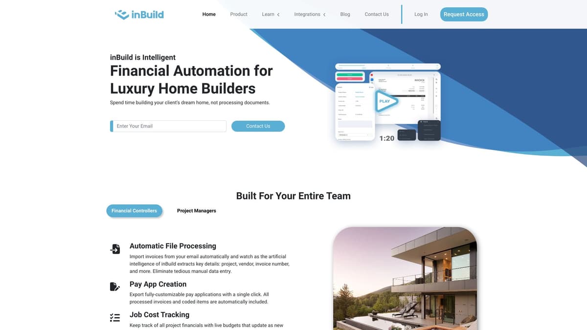 inBuild screenshot 1