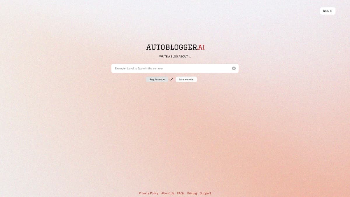 AutoBlogger.ai screenshot 1
