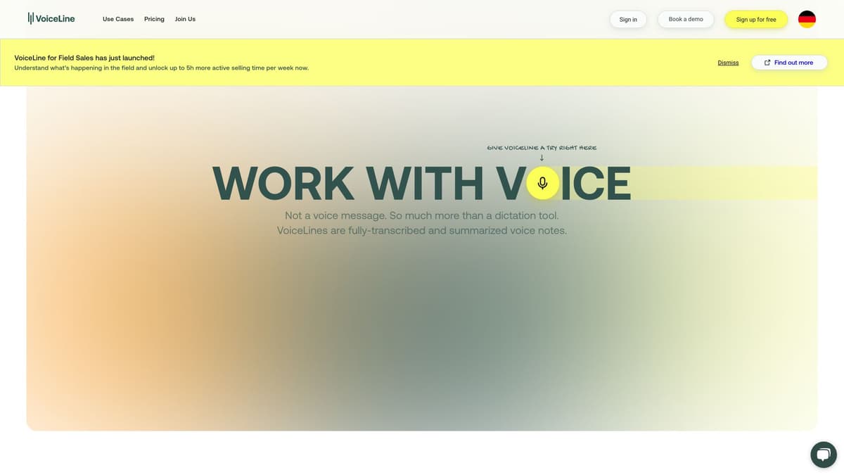 VoiceLine screenshot 1