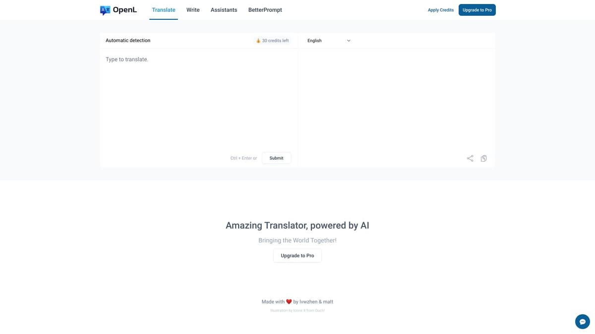 OpenL Translate screenshot 1