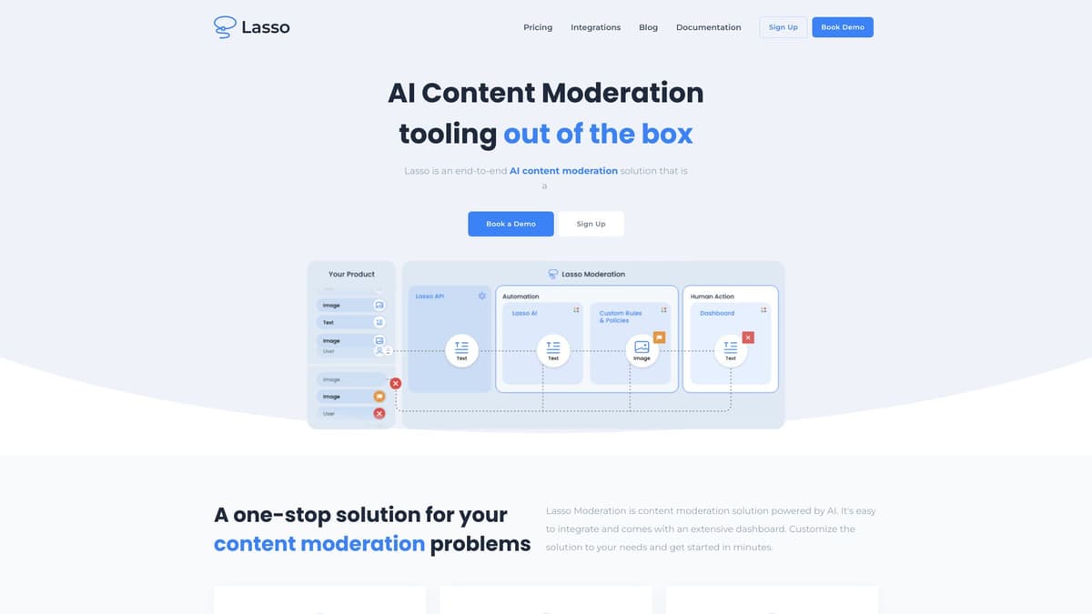 Lasso Moderation screenshot 1