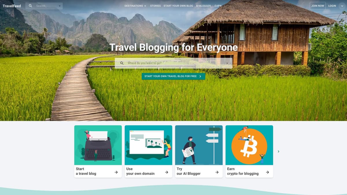 TravelFeed screenshot 1
