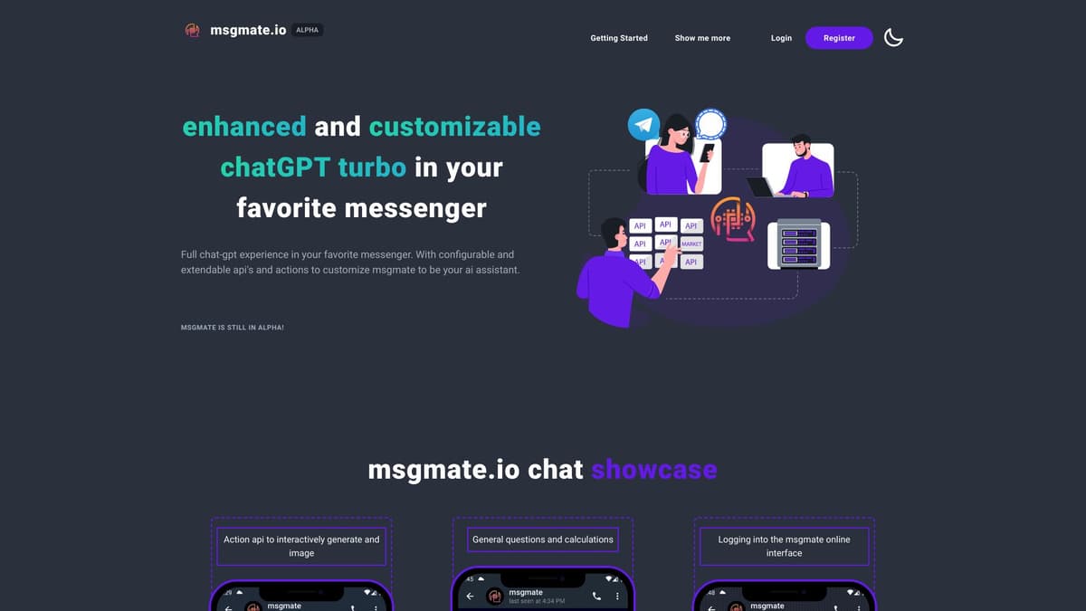 Msgmate screenshot 1