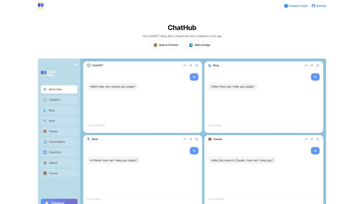ChatHub screenshot 1
