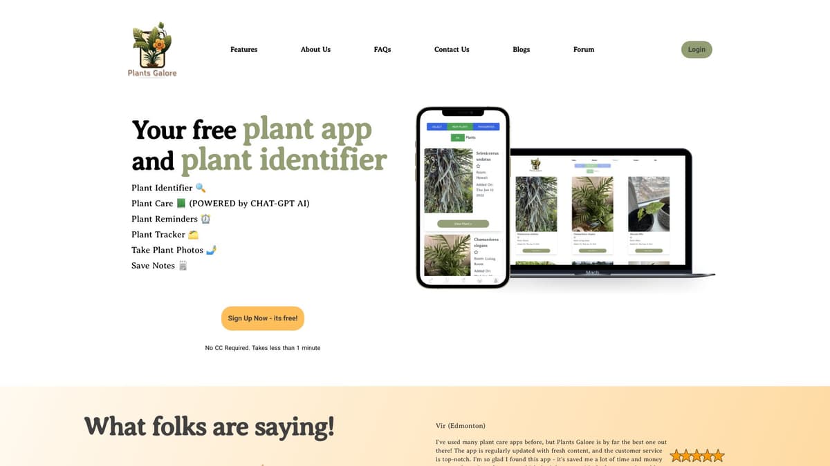 Plants Galore screenshot 1