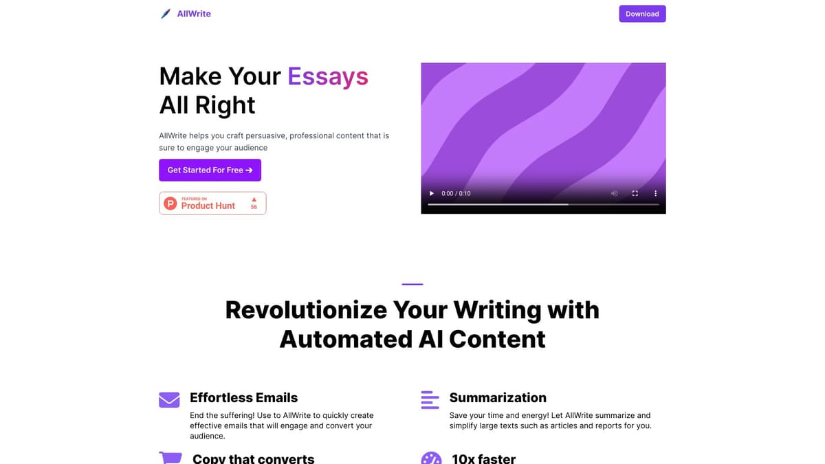 AllWrite screenshot 1