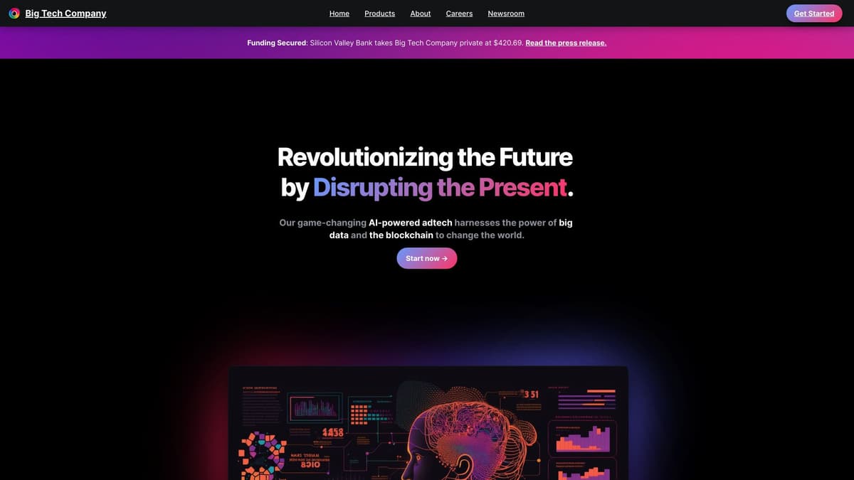 Big Tech Company screenshot 1