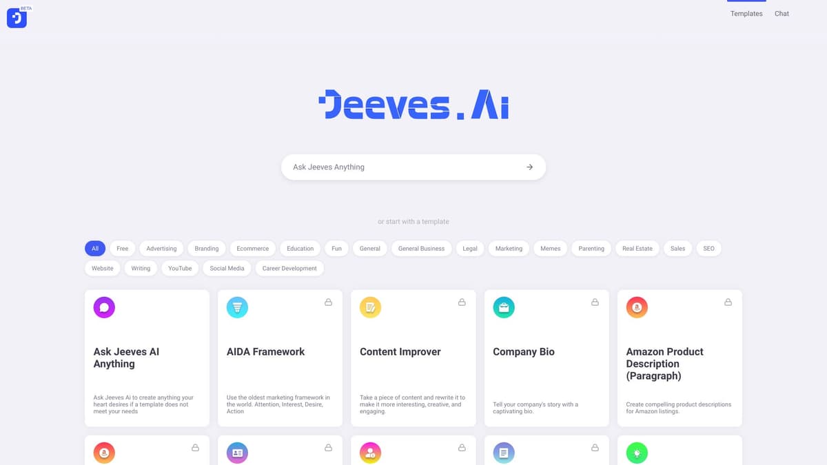 Jeeves AI screenshot 1