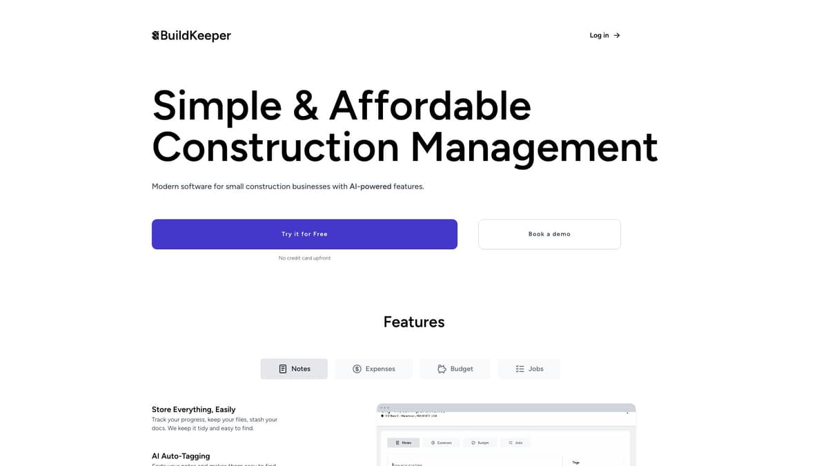 BuildKeeper screenshot 1
