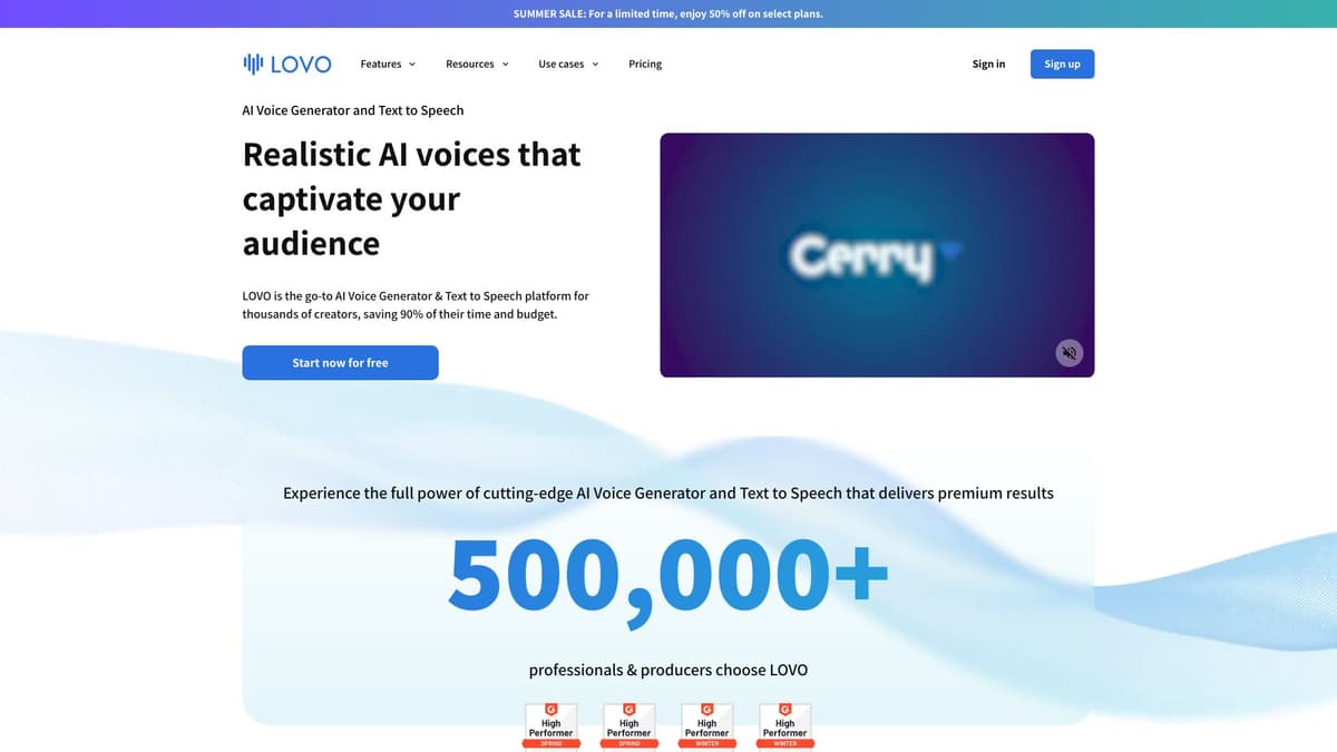 LOVO AI screenshot 1