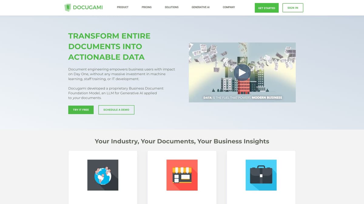 Docugami screenshot 1