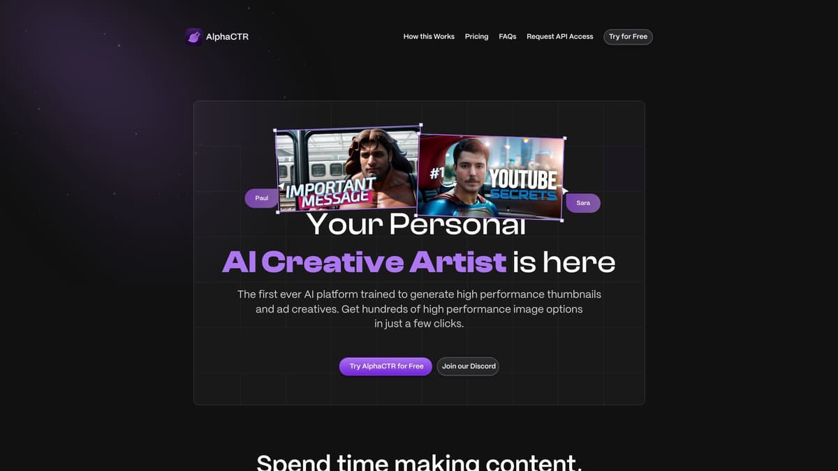 AlphaCTR screenshot 1