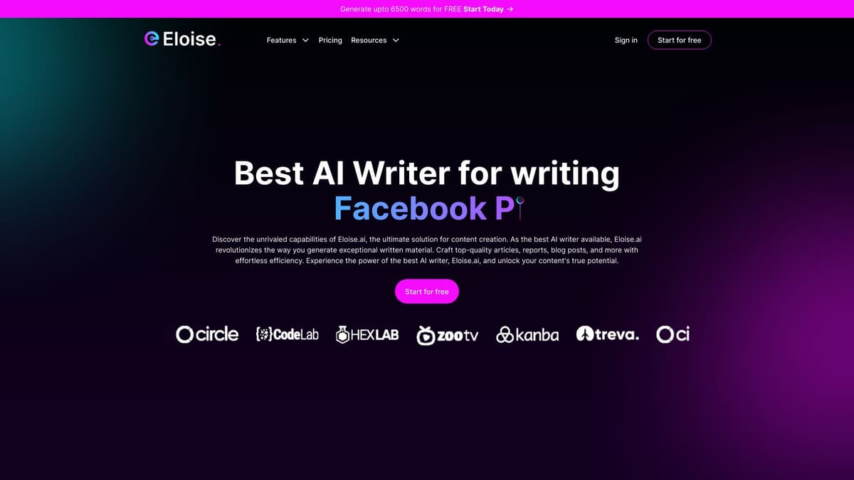 Eloise AI screenshot 1