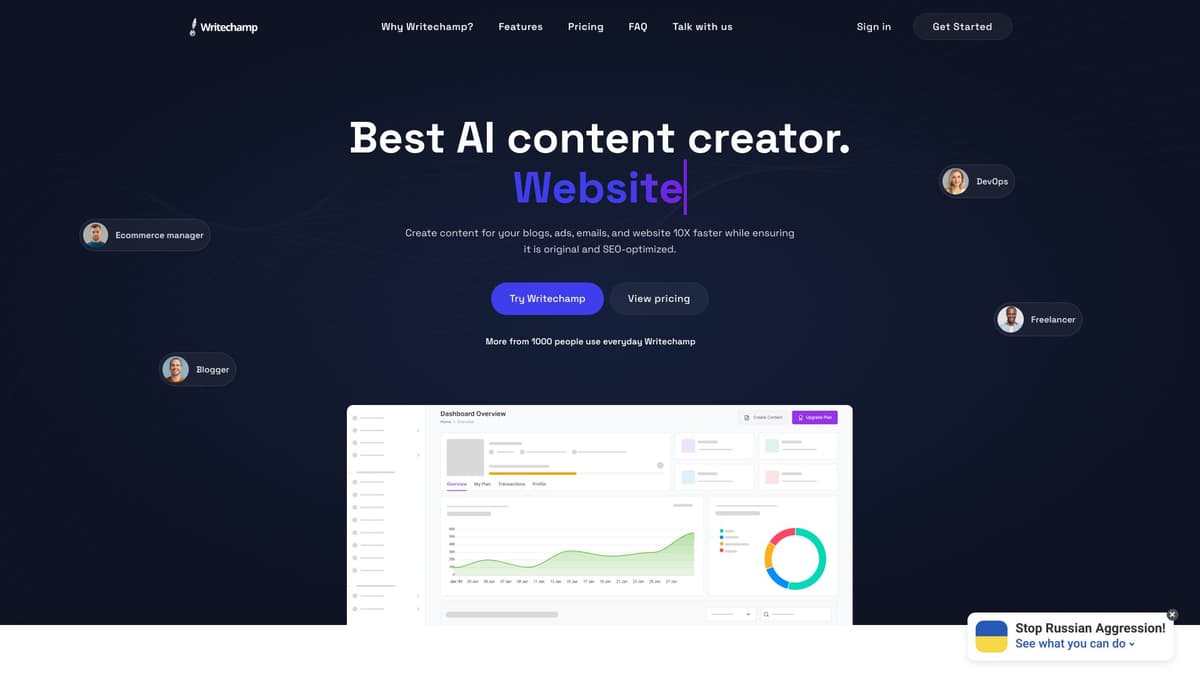 Writechamp screenshot 1
