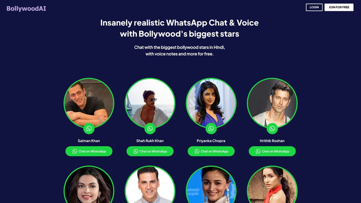 BOLLYWOODAI screenshot 1