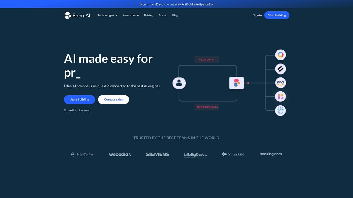 Eden AI screenshot 1