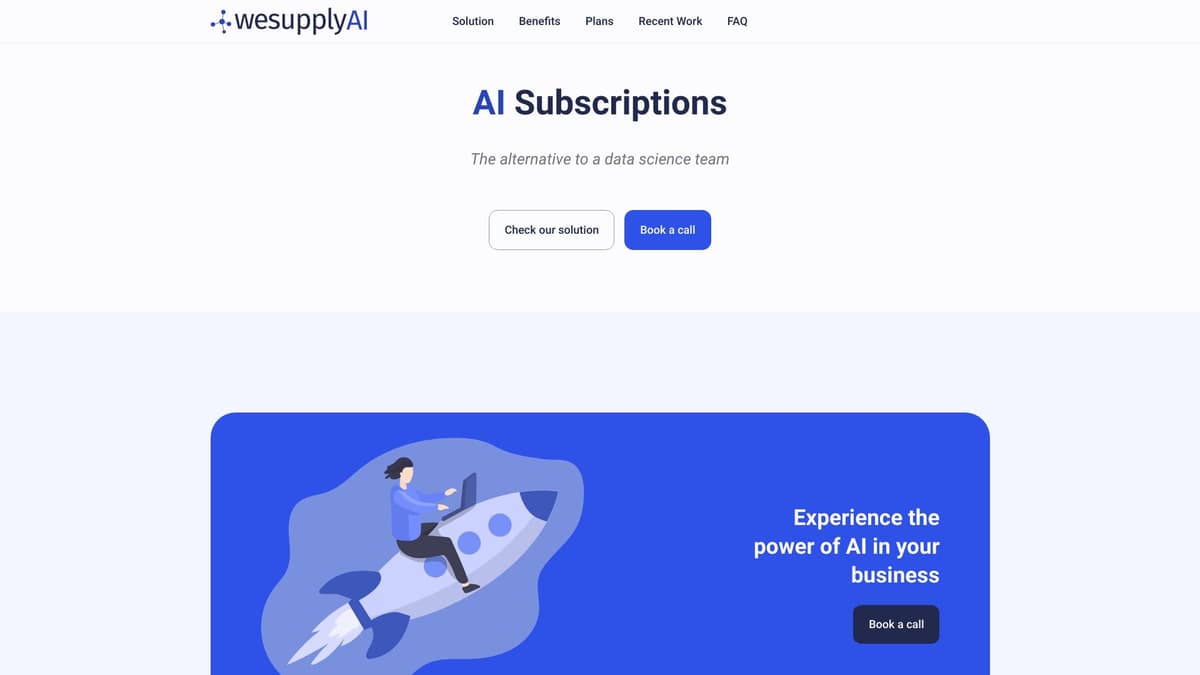 wesupplyAI screenshot 1