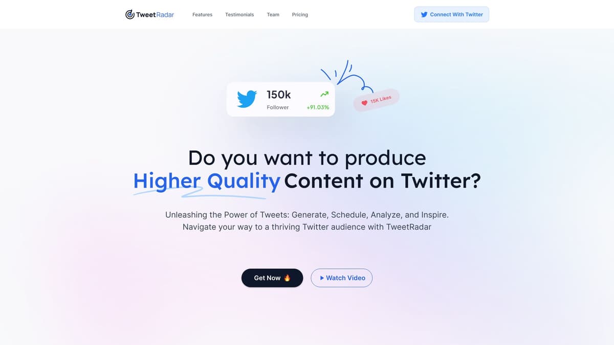 TweetRadar screenshot 1