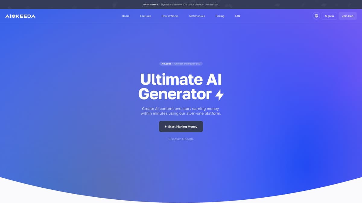 AiKeeda screenshot 1