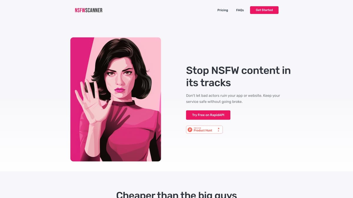 NSFW Content Detection API screenshot 1