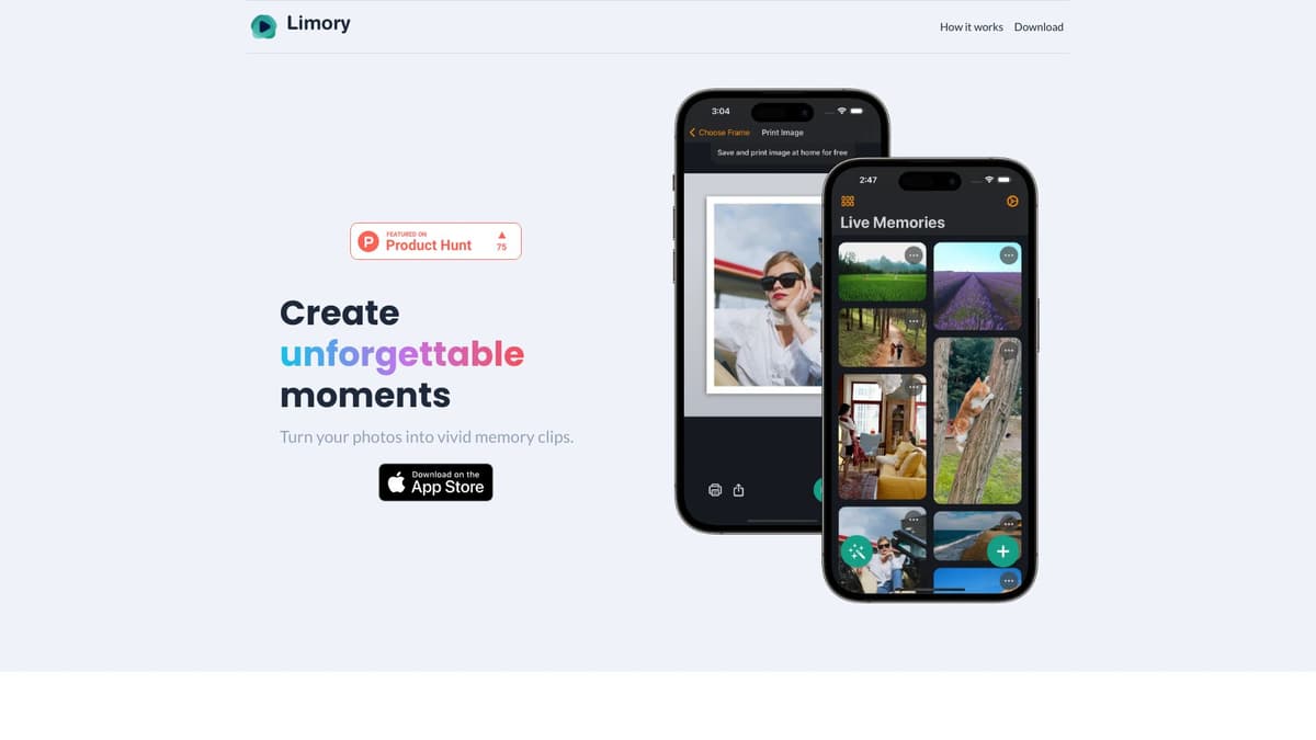 Limory - Live Memory AR screenshot 1
