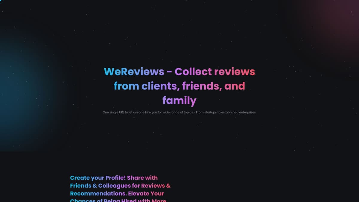 Wereviews screenshot 1
