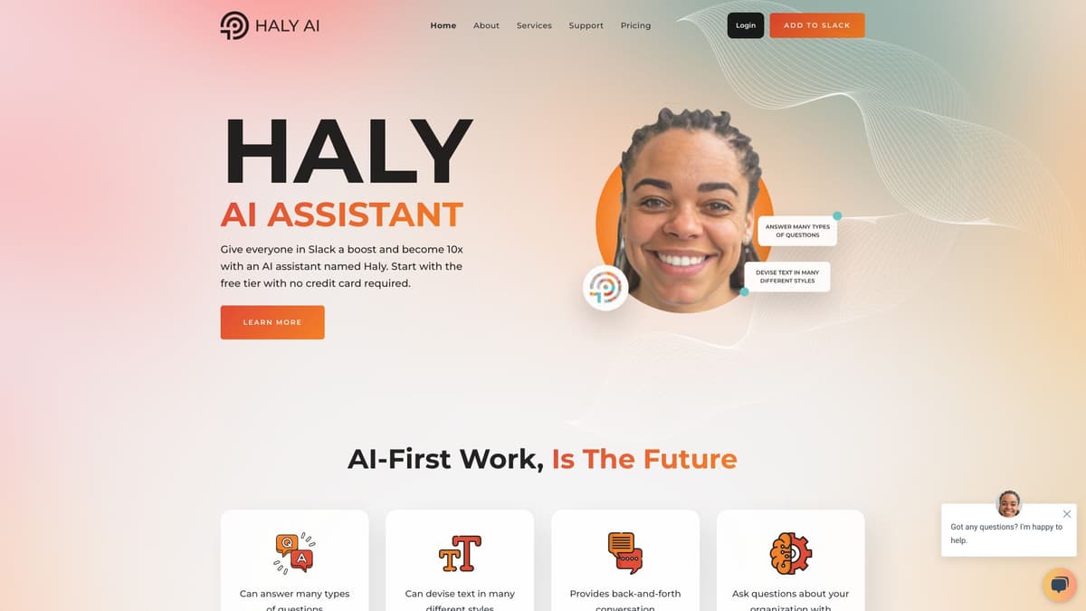 Haly AI screenshot 1