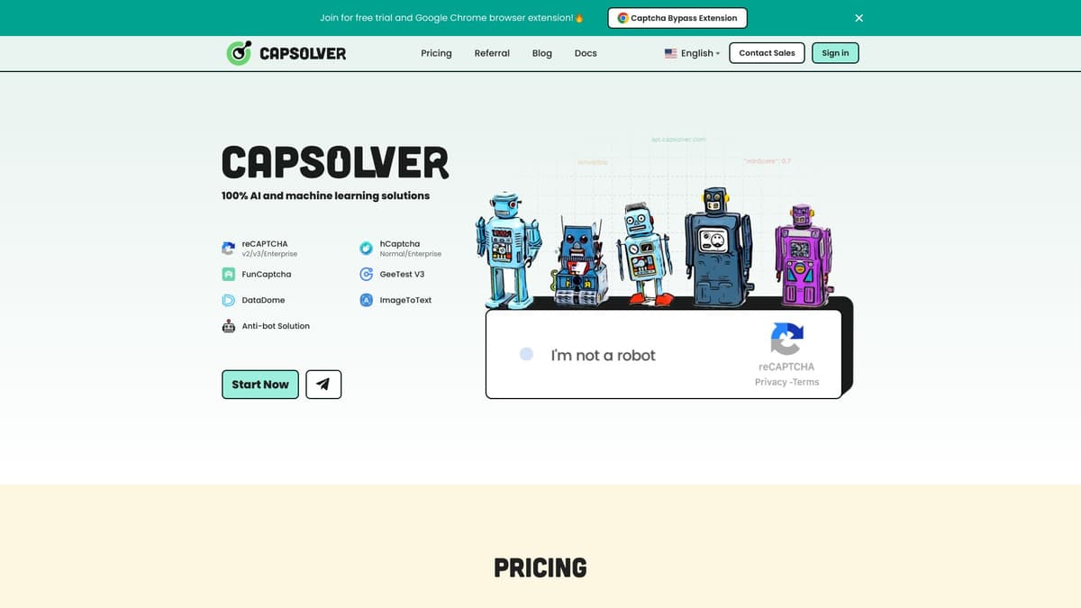 CapSolver screenshot 1