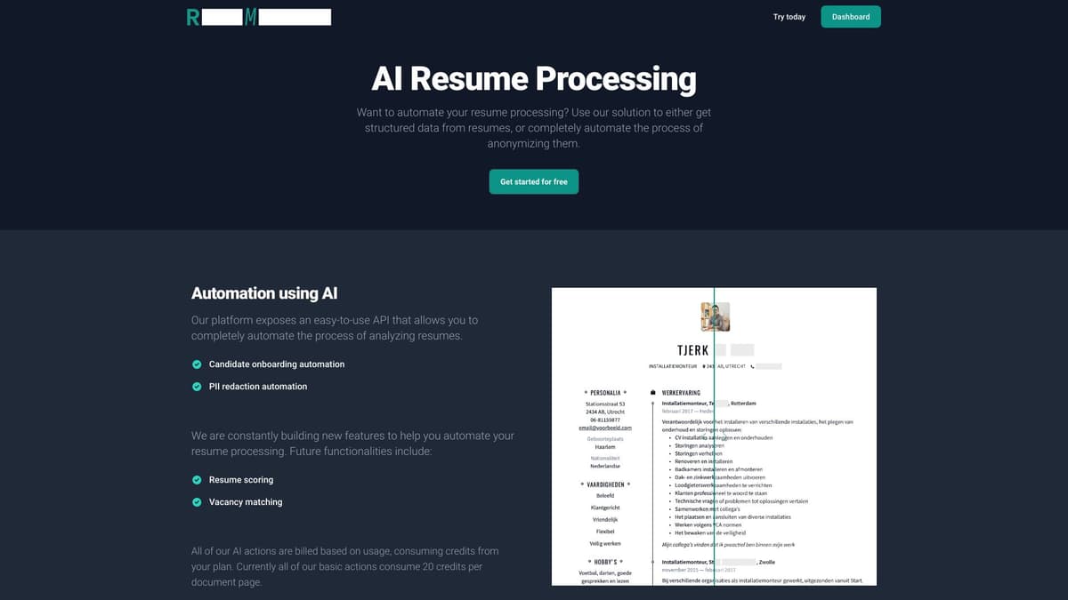 ResuMetrics screenshot 1