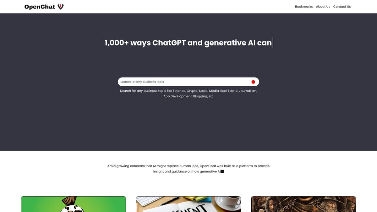 OpenChat screenshot 1
